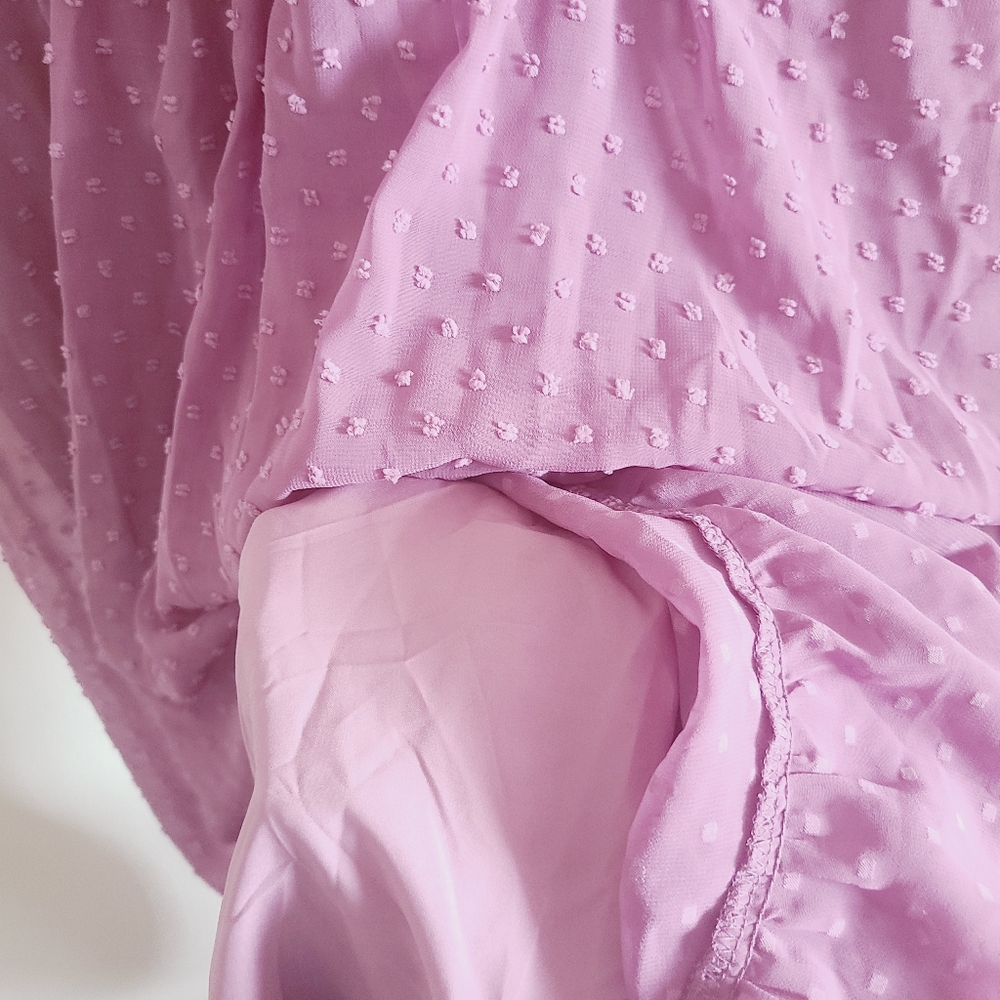 NWT Amazon Purple Ruffled Dreas - Picture 7 of 9